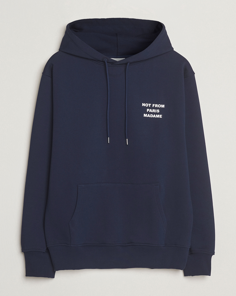 Herren | Pullover | Drôle de Monsieur | Slogan Hoodie Navy