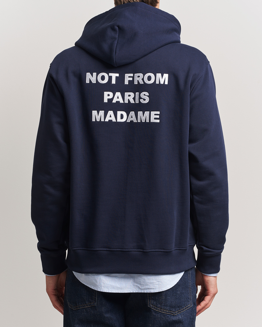 Herren | Pullover | Drôle de Monsieur | Slogan Hoodie Navy