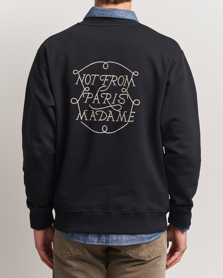 Herren | Pullover | Drôle de Monsieur | Slogan Tresses Sweatshirt Black