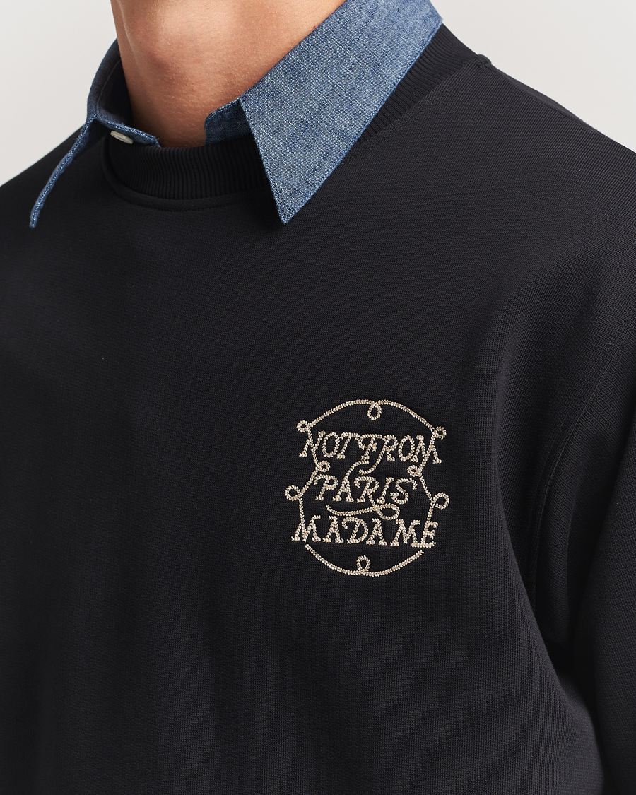 Herren | Pullover | Drôle de Monsieur | Slogan Tresses Sweatshirt Black