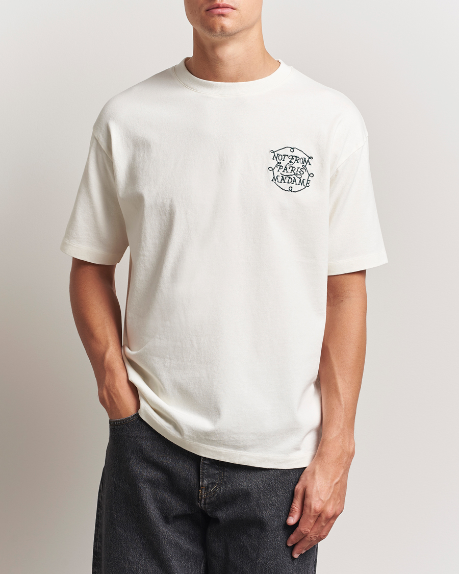 Herren | T-Shirts | Drôle de Monsieur | Slogan Tresses T-Shirt Off White