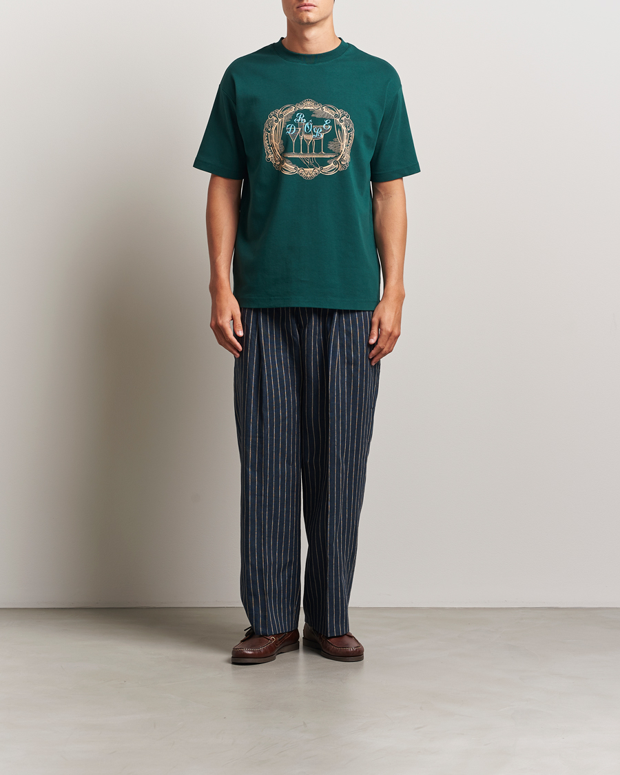 Herren | T-Shirts | Drôle de Monsieur | Plateau T-Shirt Dark Green