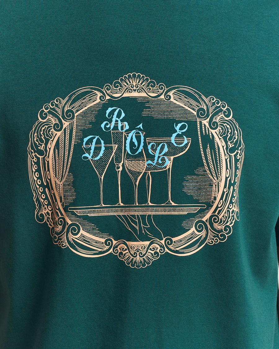 Herren | T-Shirts | Drôle de Monsieur | Plateau T-Shirt Dark Green