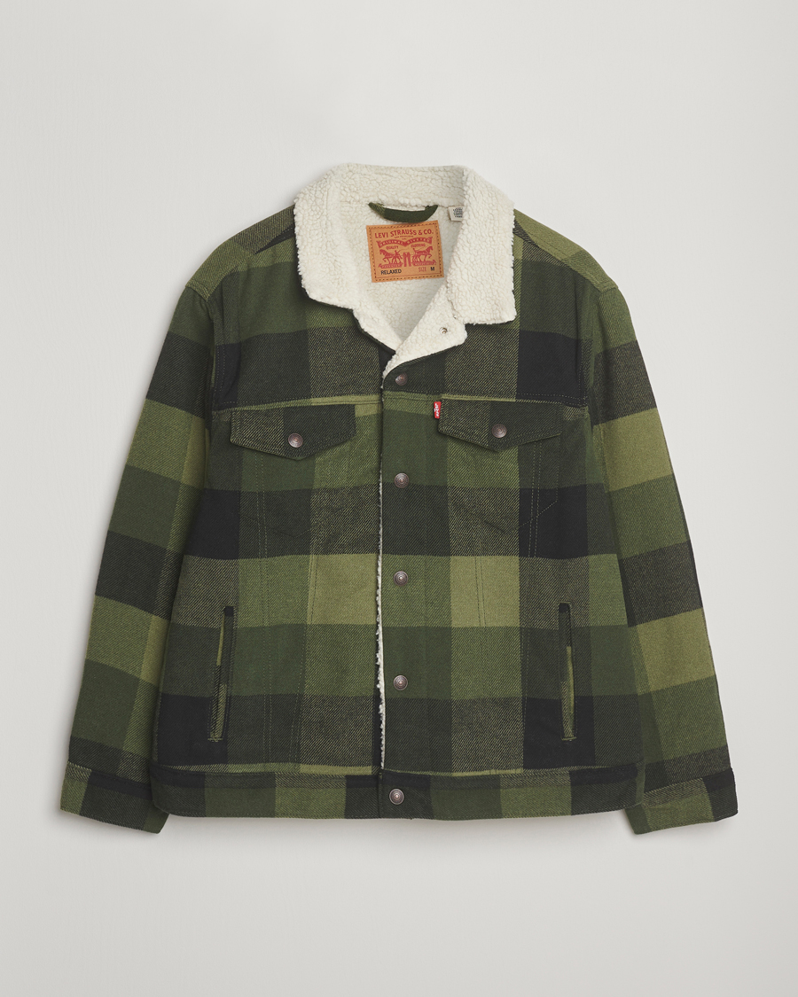 Herren | Jacken | Levi's | Relaxed Fit Checked Trucker Jacket Laredo