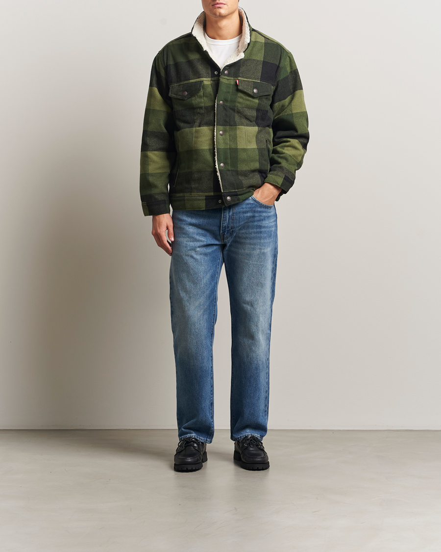 Herren | Jacken | Levi's | Relaxed Fit Checked Trucker Jacket Laredo