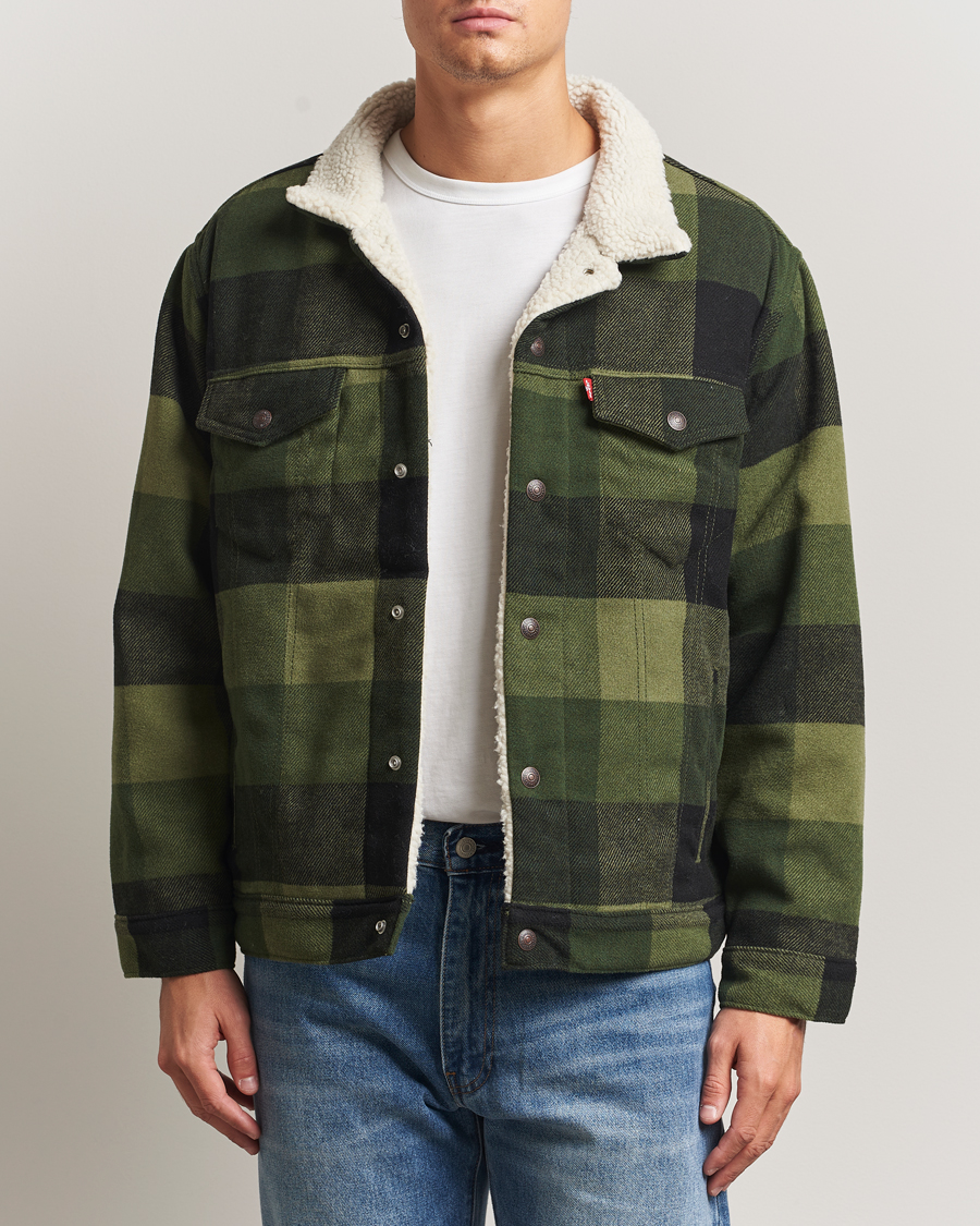 Herren | Jacken | Levi's | Relaxed Fit Checked Trucker Jacket Laredo