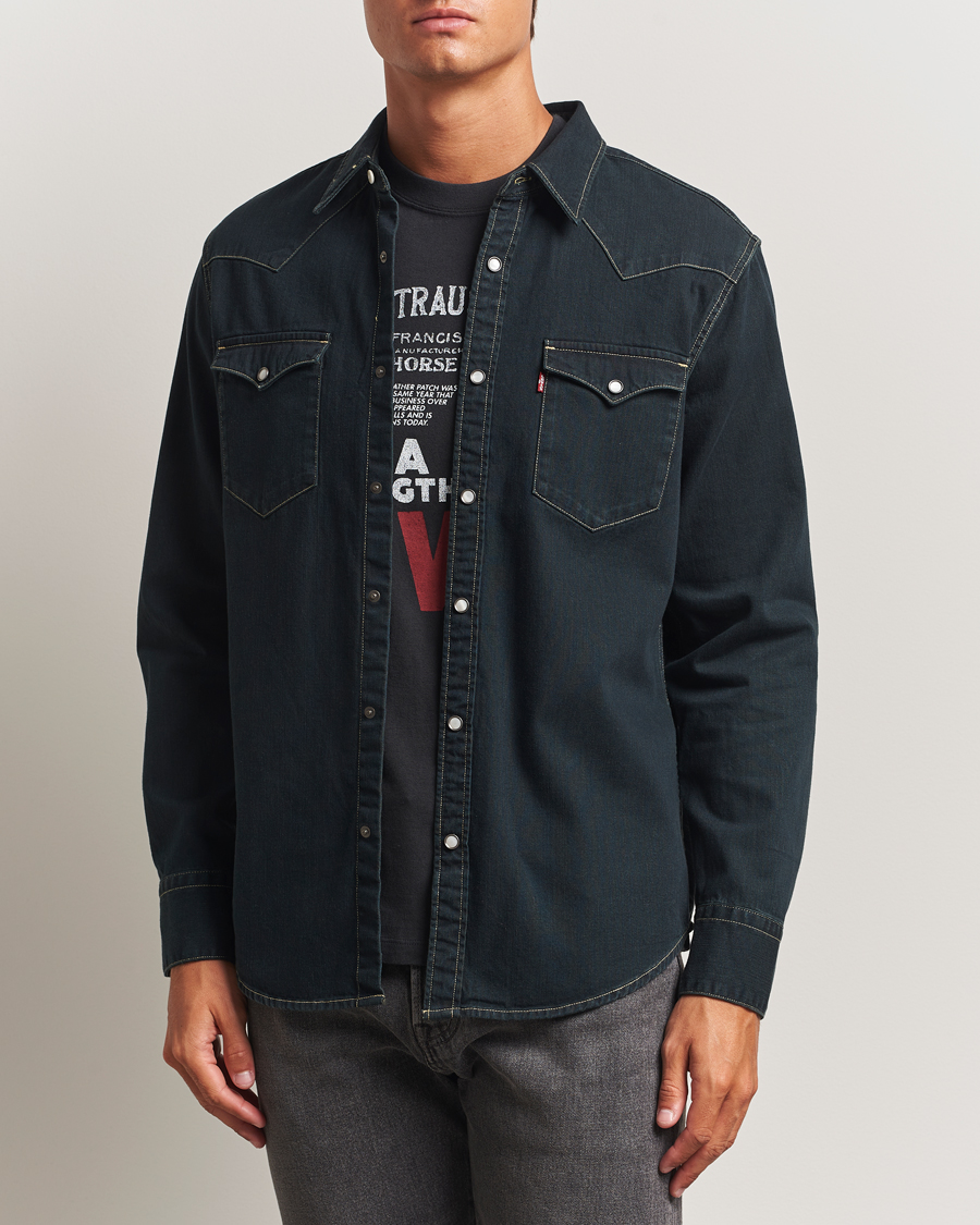 Herren | Hemden | Levi's | Barstow Western Standard Shirt Washed Black