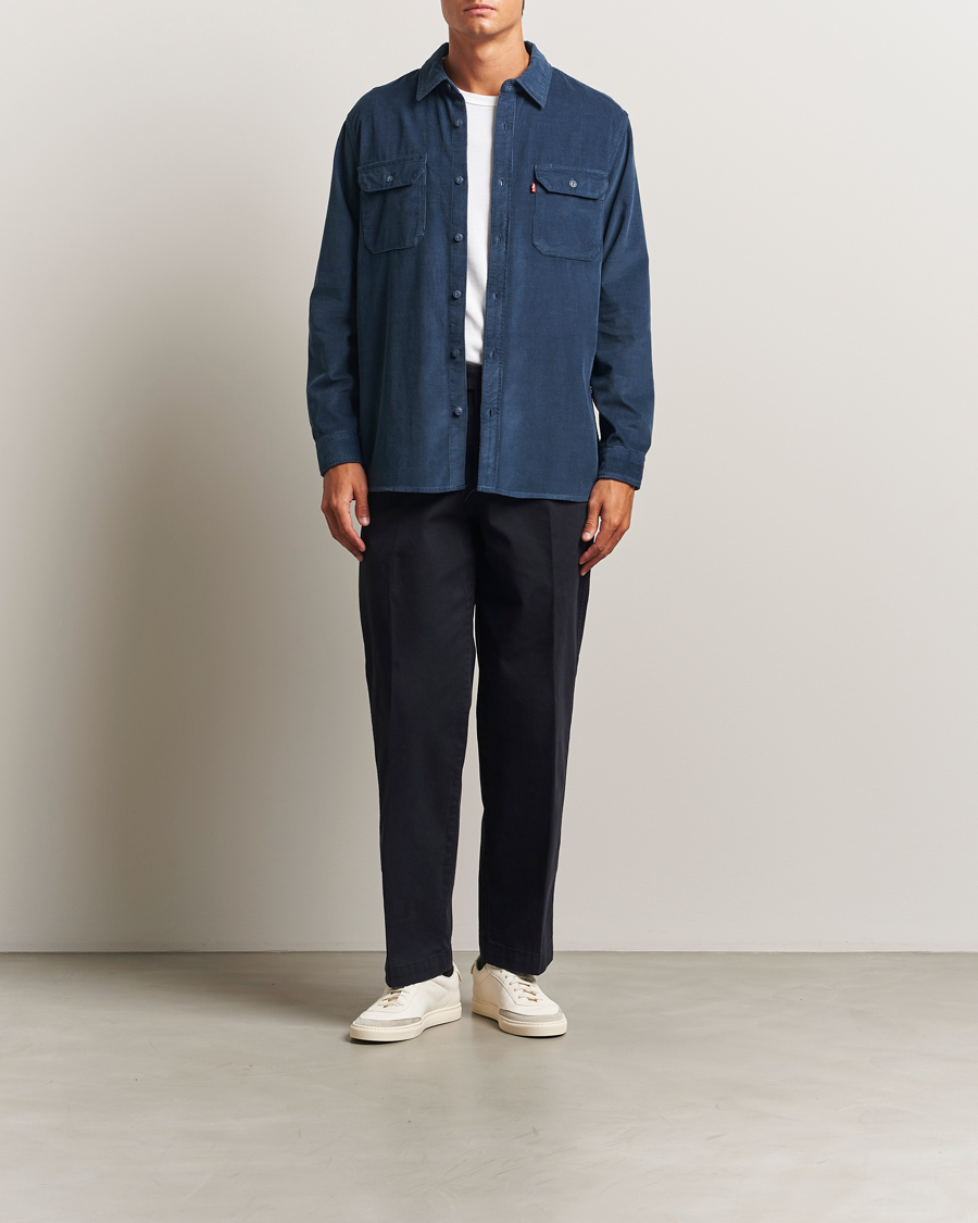 Herren | Hemden | Levi's | Jackson Corduroy Worker Shirt Zodiac Blue