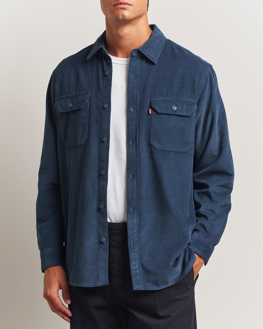 Herren | Hemden | Levi's | Jackson Corduroy Worker Shirt Zodiac Blue