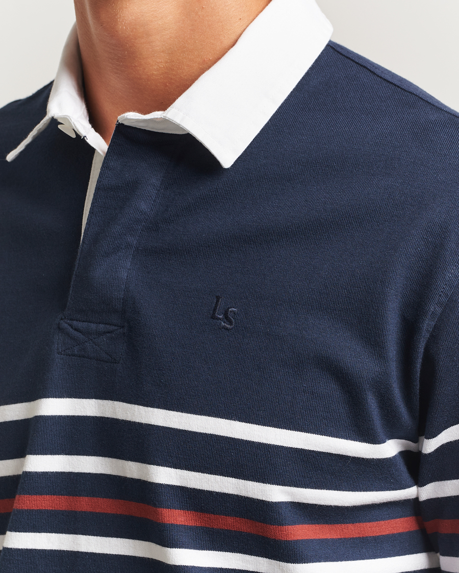 Herren | Pullover | Levi's | Union Striped Rugby Sweater Navy Blazer