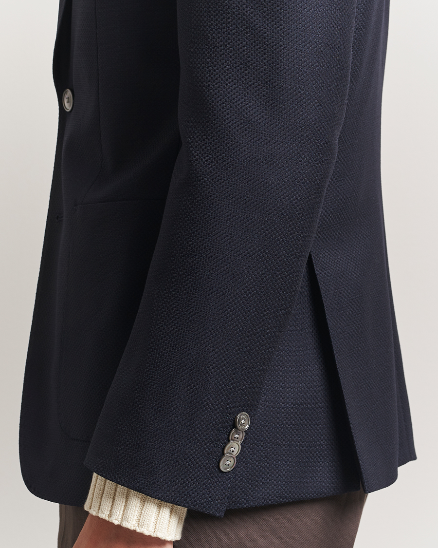 Herren | Sakkos | BOSS BLACK | Hutson Structured Blazer Dark Blue