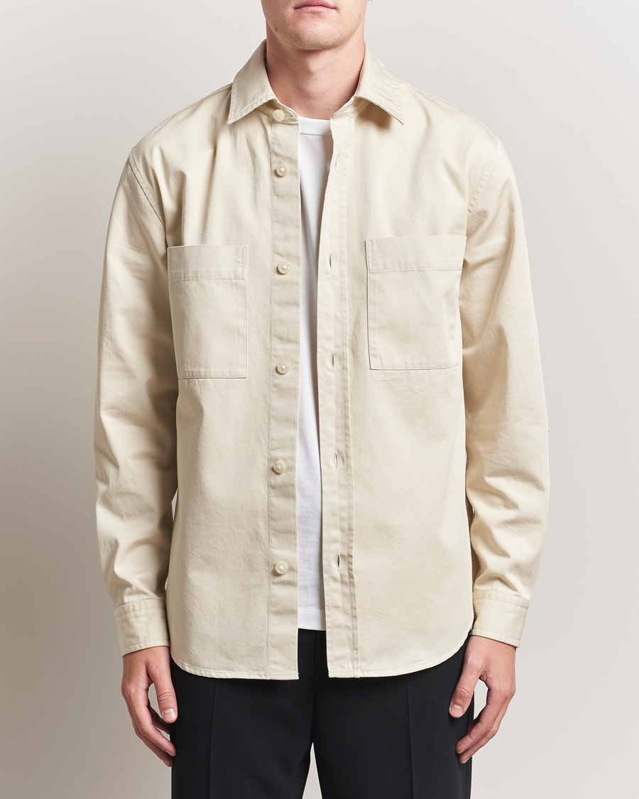 Herren | Hemden | BOSS BLACK | Owen Overshirt Open White