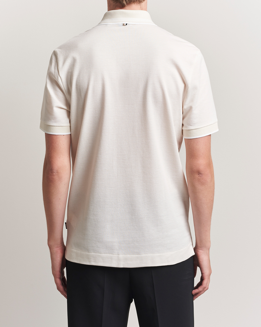Herren | Poloshirts | BOSS BLACK | Prout Polo Open White