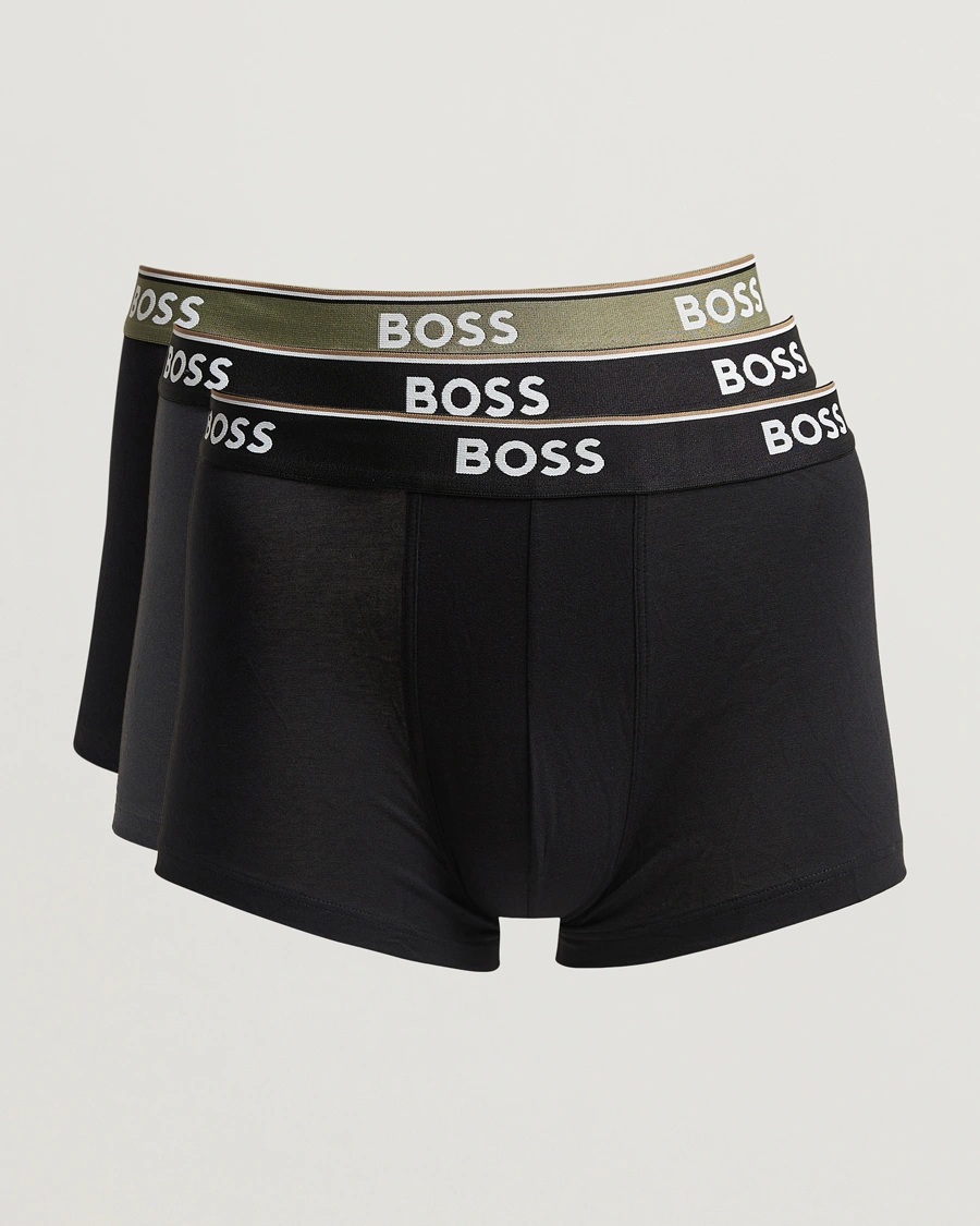 Herren | Unterwäsche | BOSS BLACK | 3-Pack Trunk Grey/Black