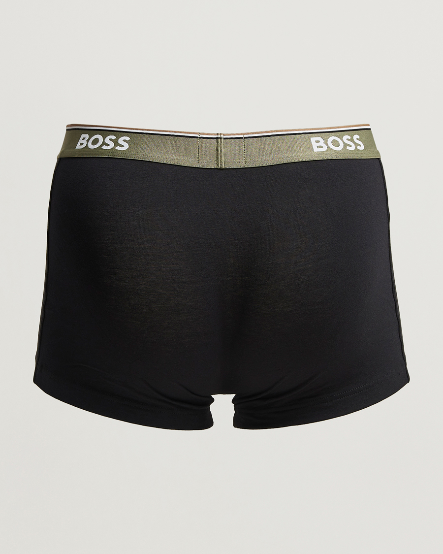 Herren | Unterwäsche | BOSS BLACK | 3-Pack Trunk Grey/Black
