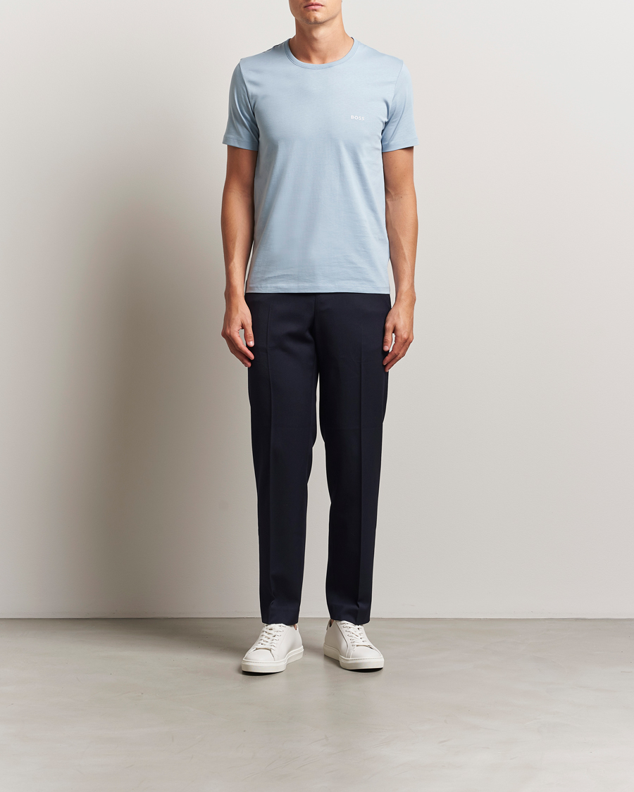 Herren | T-Shirts | BOSS BLACK | 3-Pack Crew Neck T-Shirt Blue/Aqua/Navy