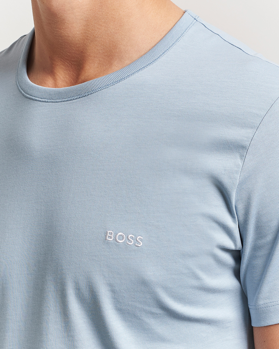 Herren | T-Shirts | BOSS BLACK | 3-Pack Crew Neck T-Shirt Blue/Aqua/Navy
