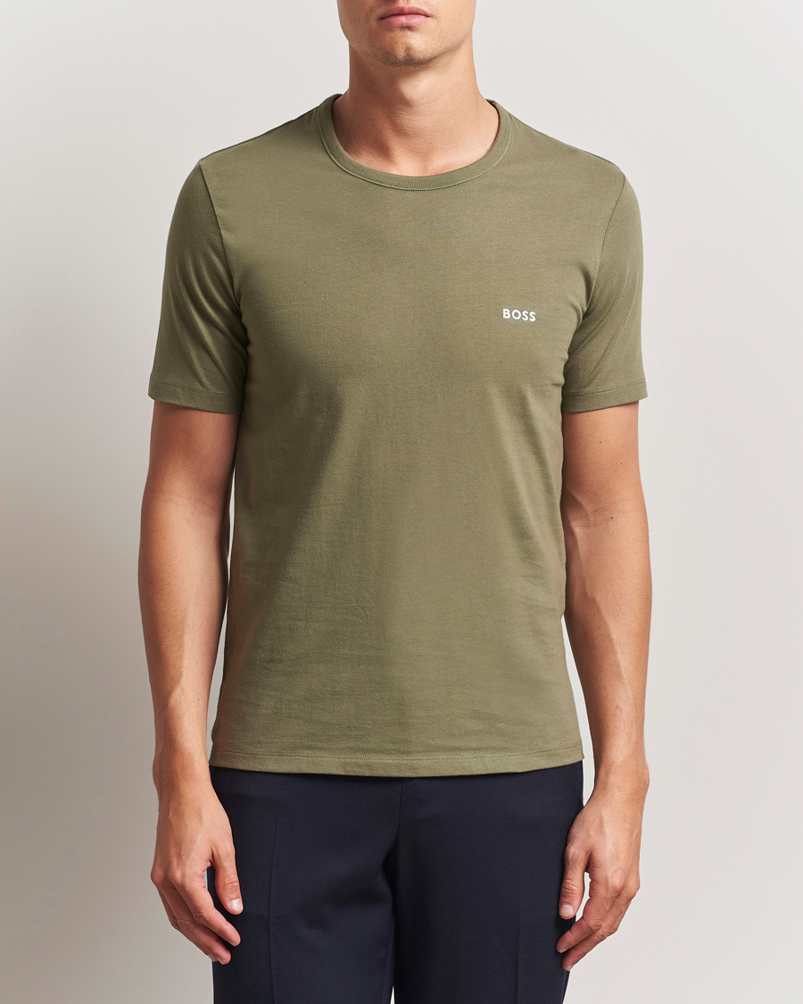 Herren | T-Shirts | BOSS BLACK | 3-Pack Crew Neck T-Shirt Grey/Green/Black