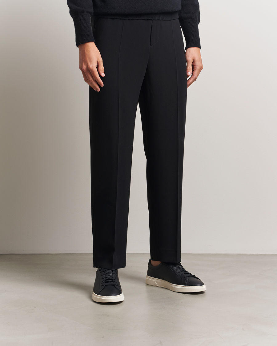 Herren | Sneaker | BOSS BLACK | Kieran Grained Leather Sneaker Black