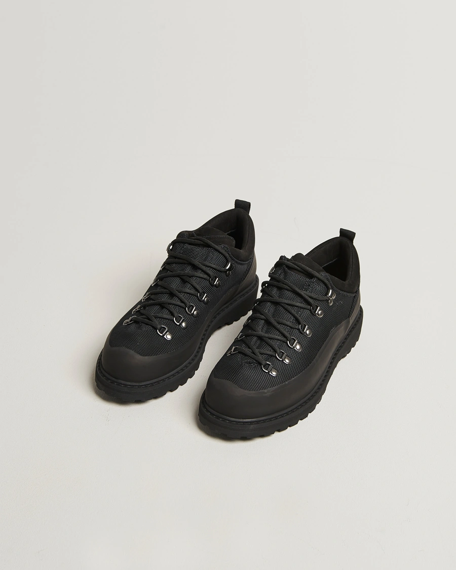 Herren | Boots | Diemme | Roccia Basso Sport Low Boot Black Fabric