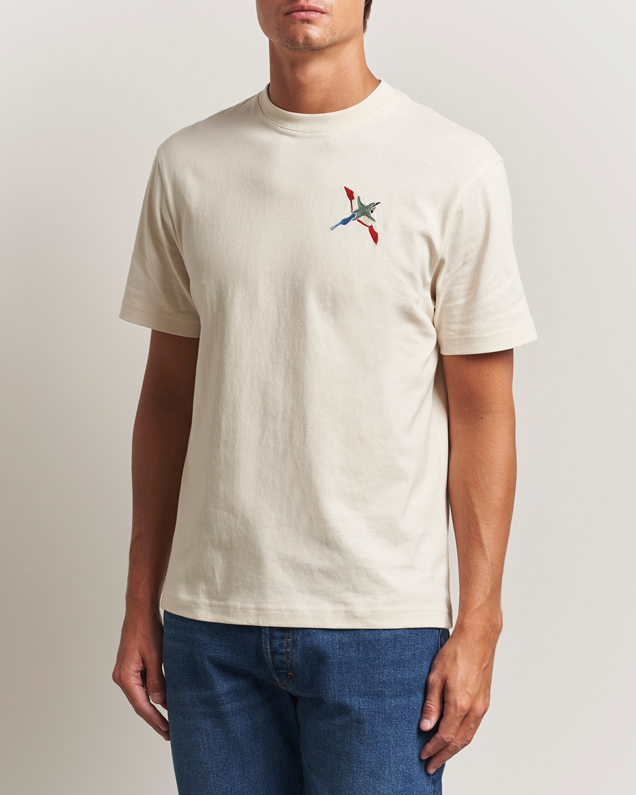 Herren | T-Shirts | Axel Arigato | Micro Bee Bird T-Shirt Pale Beige