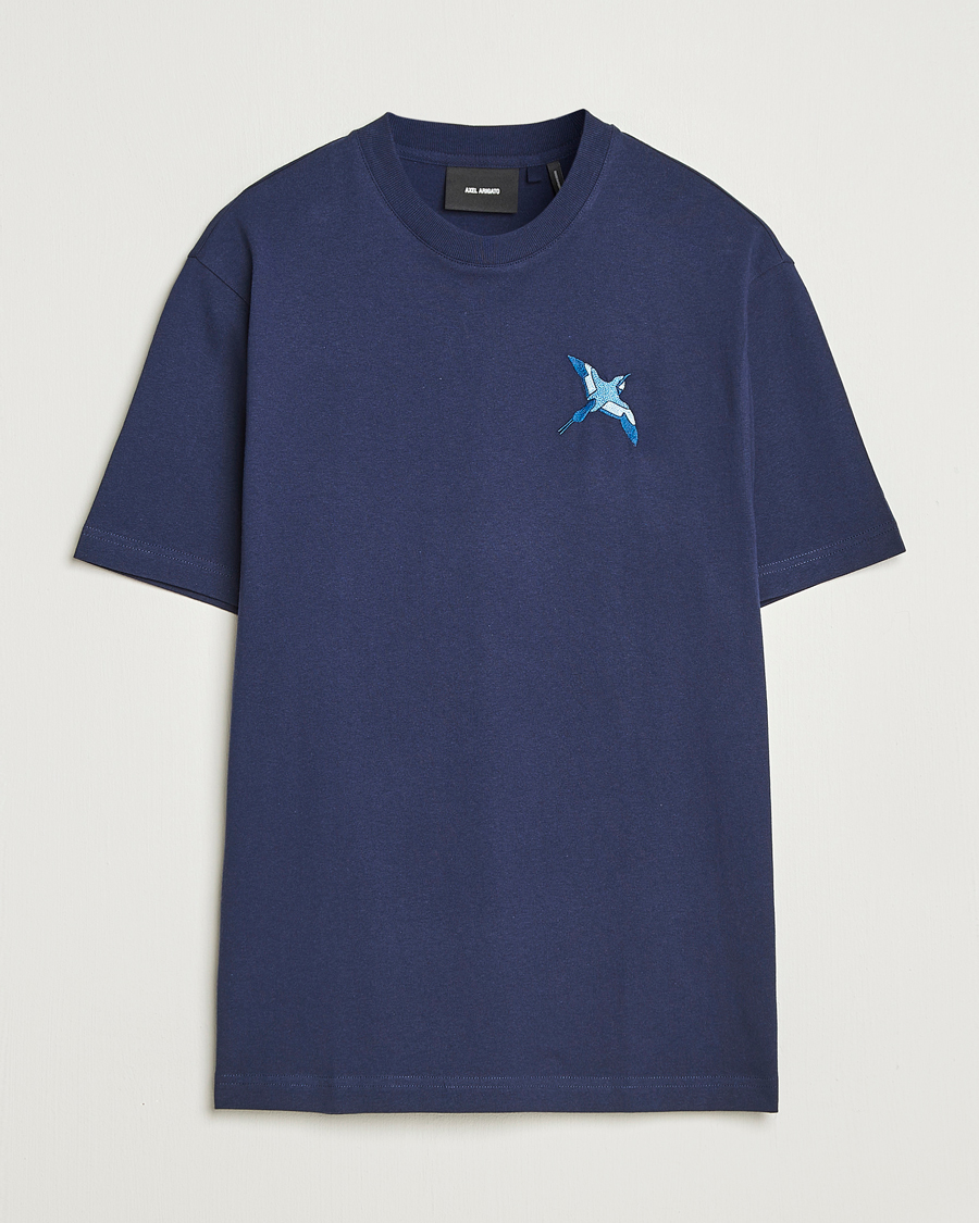 Herren | T-Shirts | Axel Arigato | Micro Bee Bird T-Shirt Navy