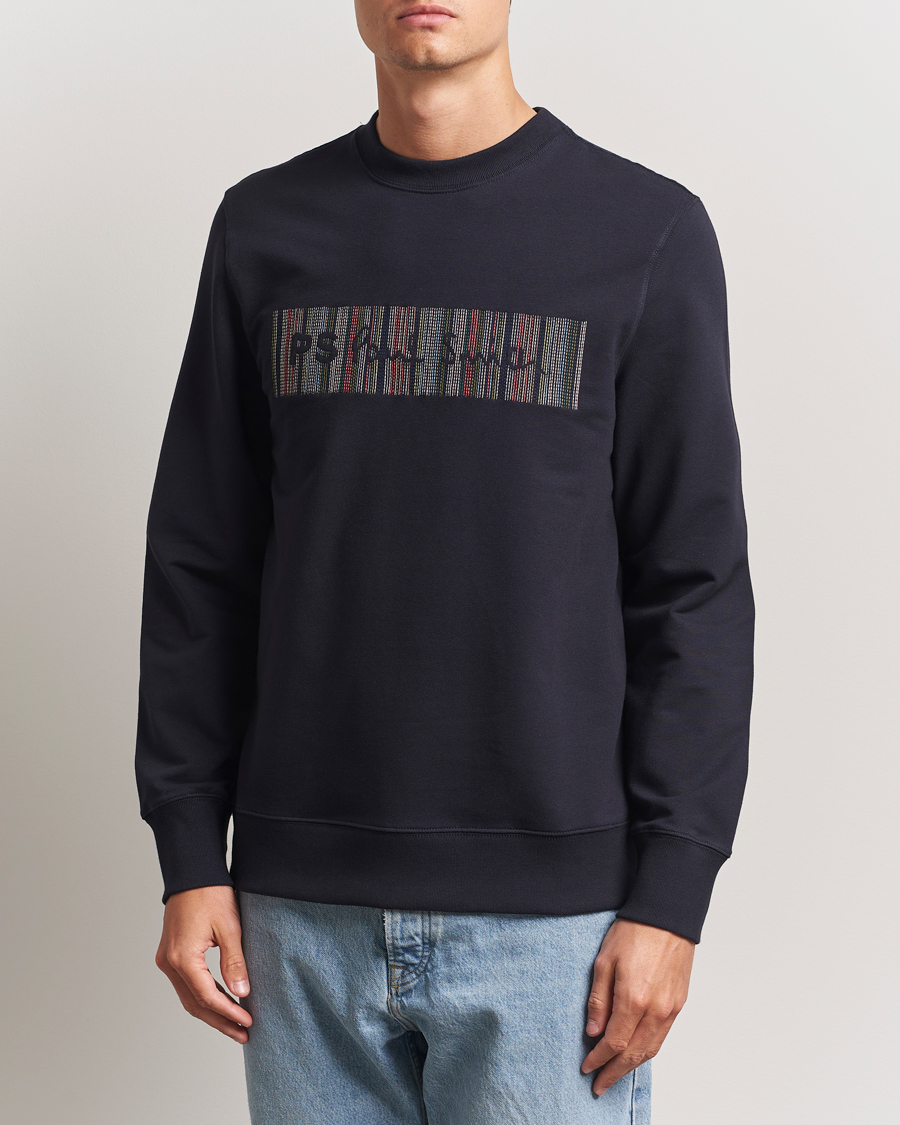 Herren | Pullover | PS Paul Smith | Striped Crew Neck Sweatshirt Navy
