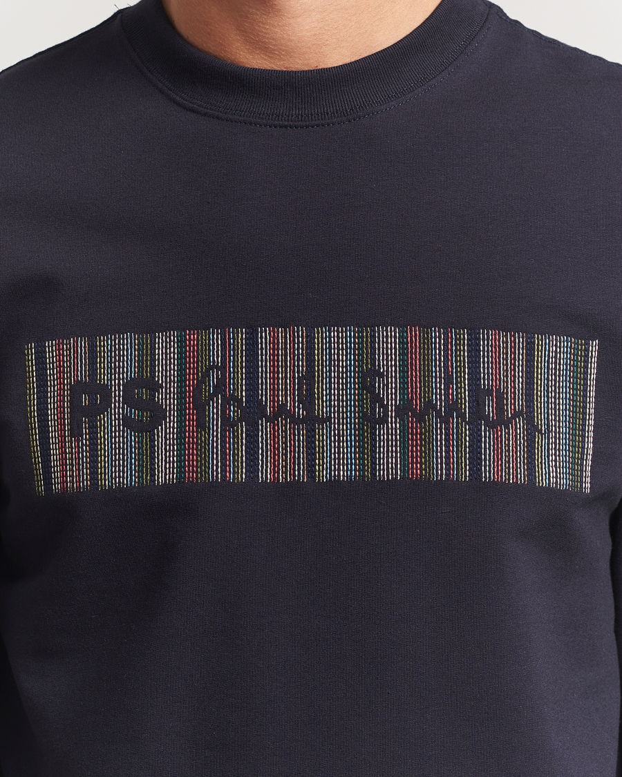 Herren | Pullover | PS Paul Smith | Striped Crew Neck Sweatshirt Navy