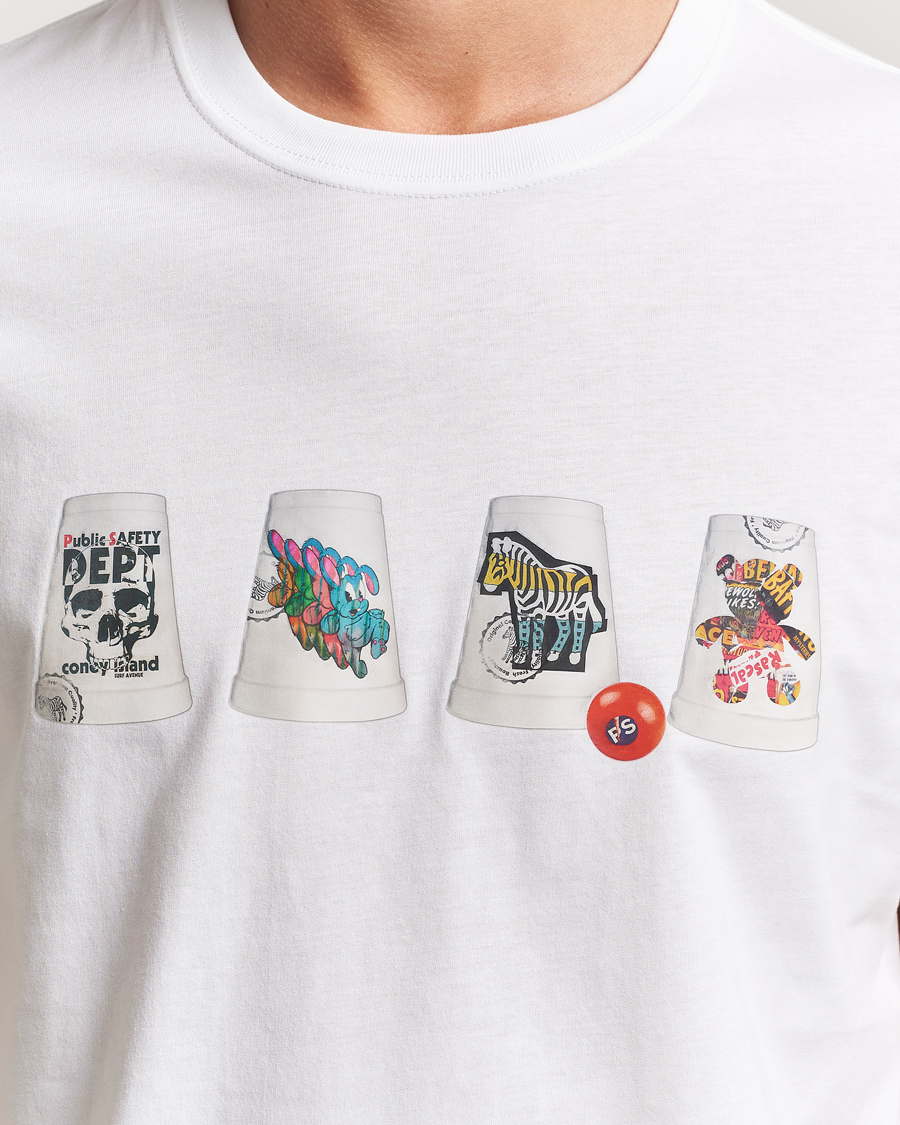 Herren | T-Shirts | PS Paul Smith | Cups Crew Neck T-Shirt White
