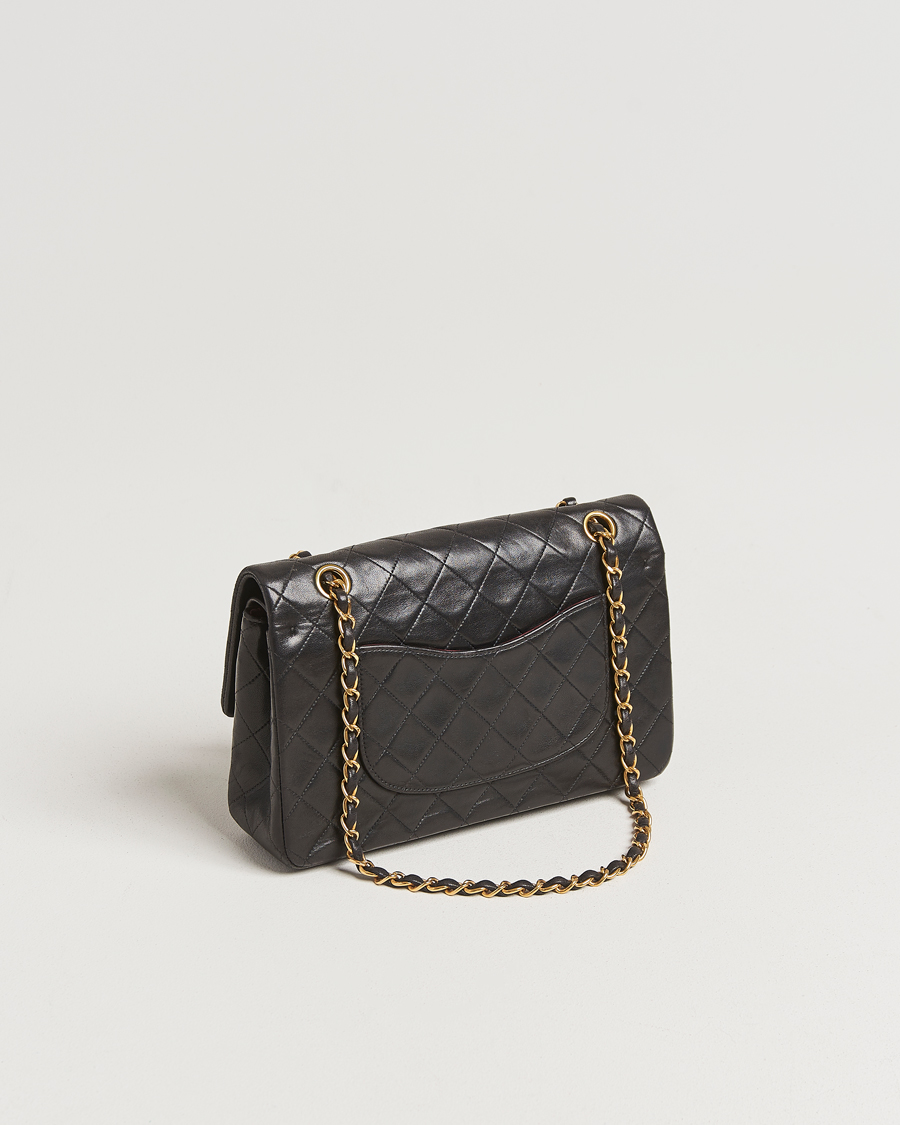 Herren | Gifts for Her | Chanel Pre-Owned | Classic Double Flap Medium Lambskin Black