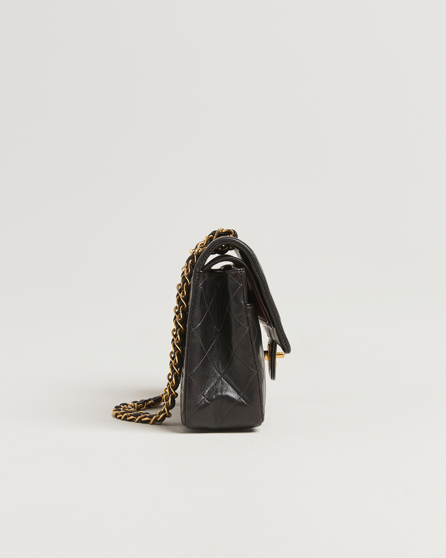 Herren | Gifts for Her | Chanel Pre-Owned | Classic Double Flap Medium Lambskin Black