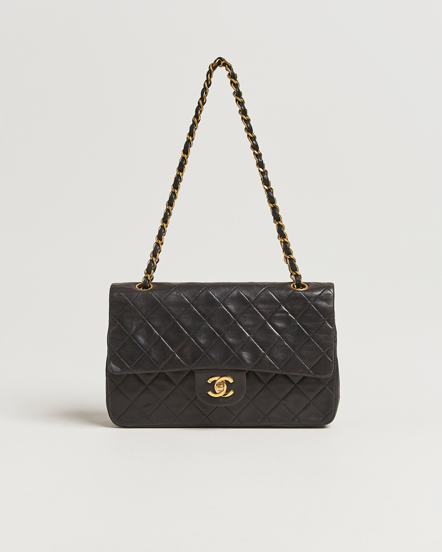 Herren | Gifts for Her | Chanel Pre-Owned | Classic Double Flap Medium Lambskin Black