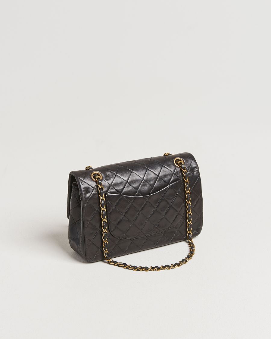 Herren | Gifts for Her | Chanel Pre-Owned | Classic Double Flap Medium Lambskin Black