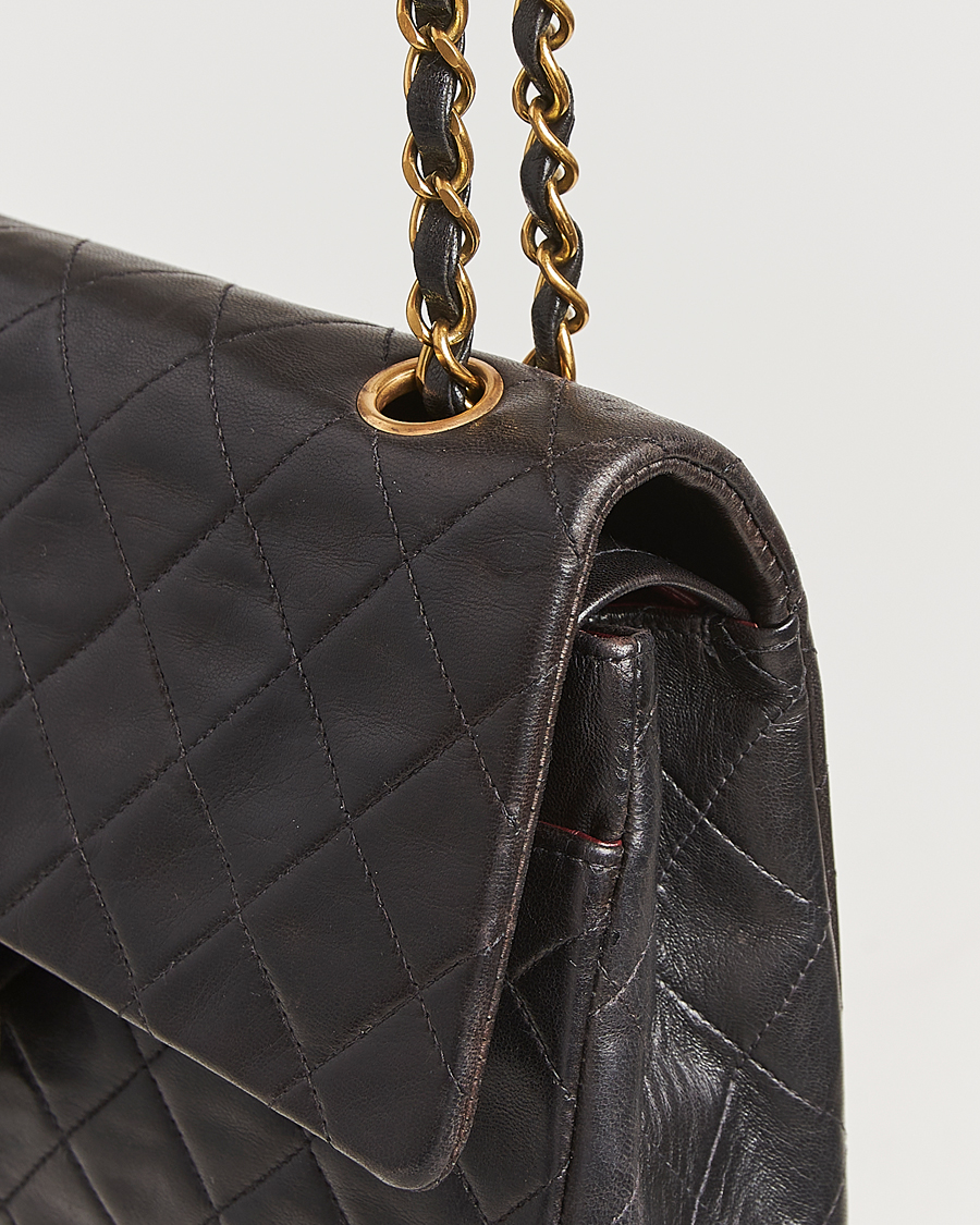 Herren | Gifts for Her | Chanel Pre-Owned | Classic Double Flap Medium Lambskin Black