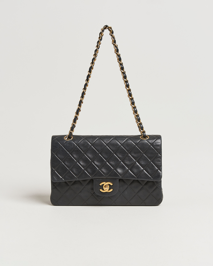 Herren | Gifts for Her | Chanel Pre-Owned | Classic Double Flap Medium Lambskin Black