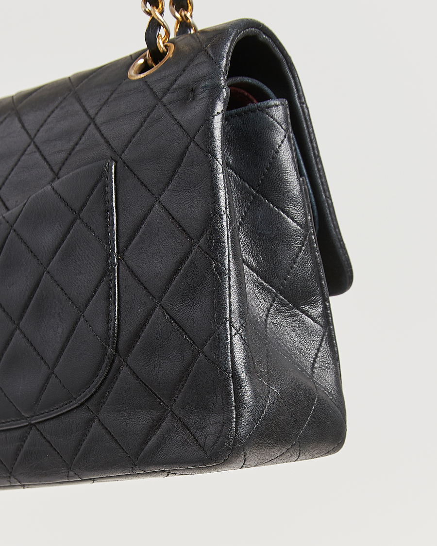Herren | Gifts for Her | Chanel Pre-Owned | Classic Double Flap Medium Lambskin Black