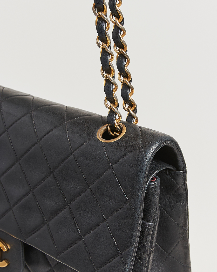 Herren | Gifts for Her | Chanel Pre-Owned | Classic Double Flap Medium Lambskin Black