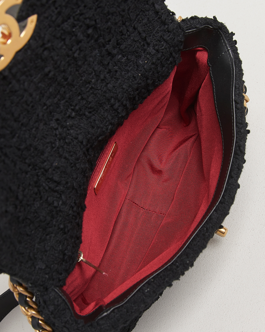 Herren | Gifts for Her | Chanel Pre-Owned | Chanel 19 Tweed Handbag Black