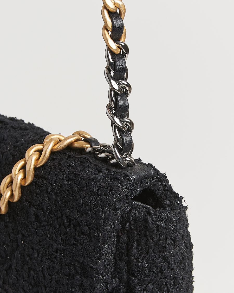 Herren | Gifts for Her | Chanel Pre-Owned | Chanel 19 Tweed Handbag Black