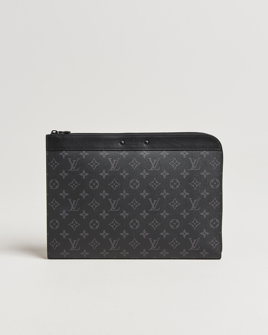 Herren | Pre-Owned & Vintage Bags | Louis Vuitton Pre-Owned | Pochette Jour Monogram Eclipse
