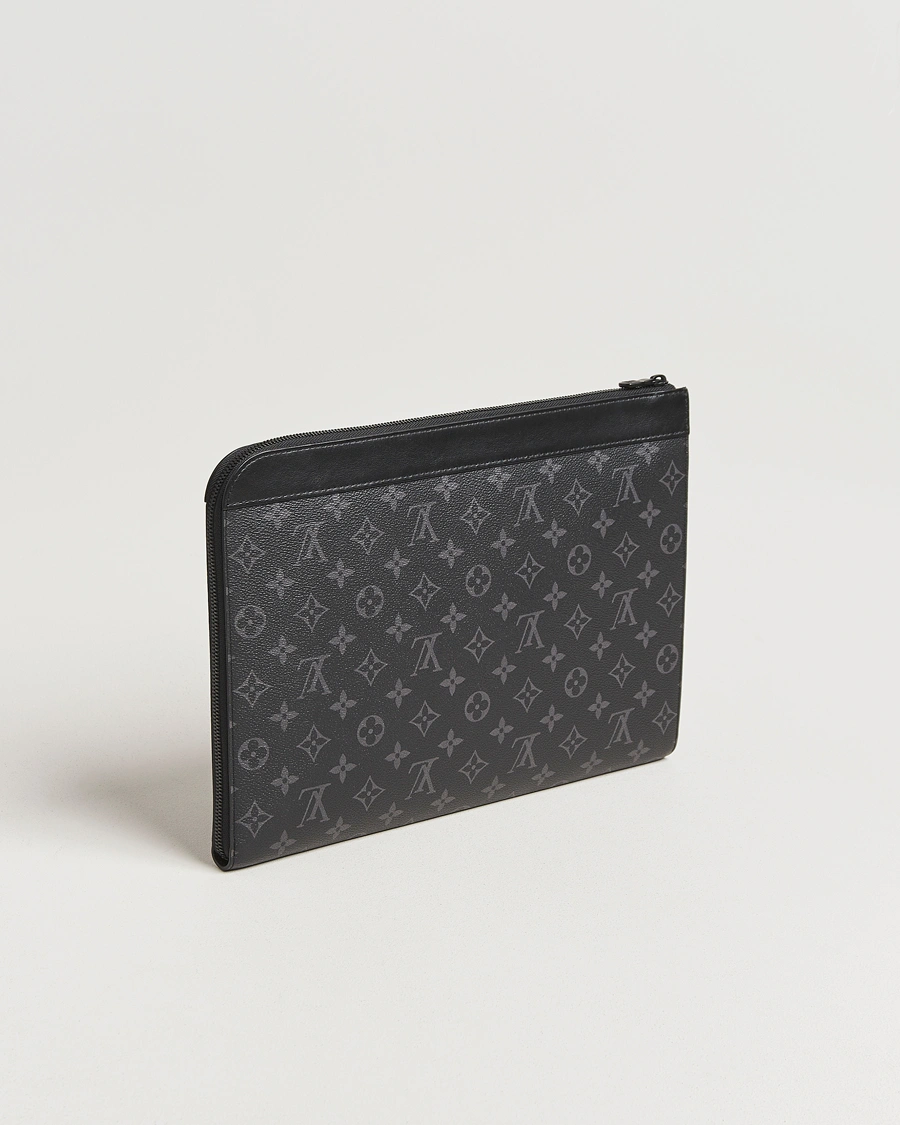 Herren | Pre-Owned & Vintage Bags | Louis Vuitton Pre-Owned | Pochette Jour Monogram Eclipse