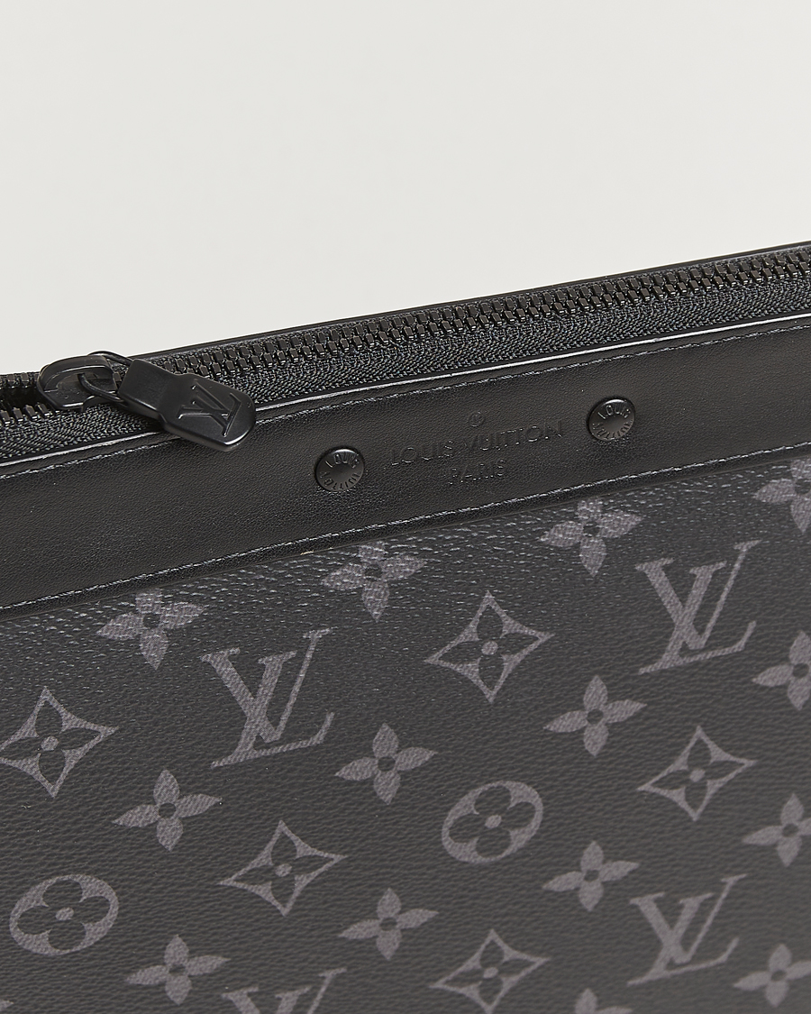 Herren | Pre-Owned & Vintage Bags | Louis Vuitton Pre-Owned | Pochette Jour Monogram Eclipse