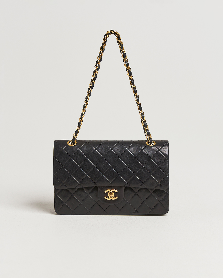Herren | Gifts for Her | Chanel Pre-Owned | Classic Double Flap Medium Lambskin Black