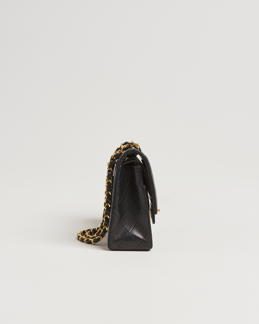 Herren | Gifts for Her | Chanel Pre-Owned | Classic Double Flap Medium Lambskin Black