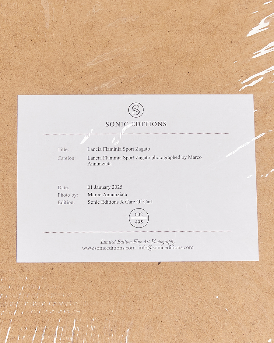 Herren | Bilder | Sonic Editions | Framed Lancia Flaminia Sport Zagato