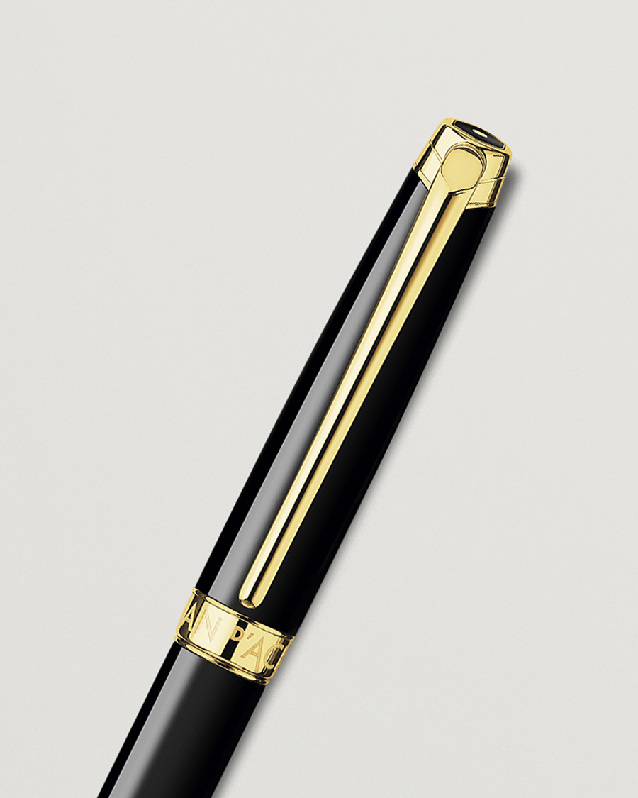 Herren | Stifte | Caran d'Ache | Caran d' Ache Léman Ballpoint Pen Ebony Black/Gold Plated