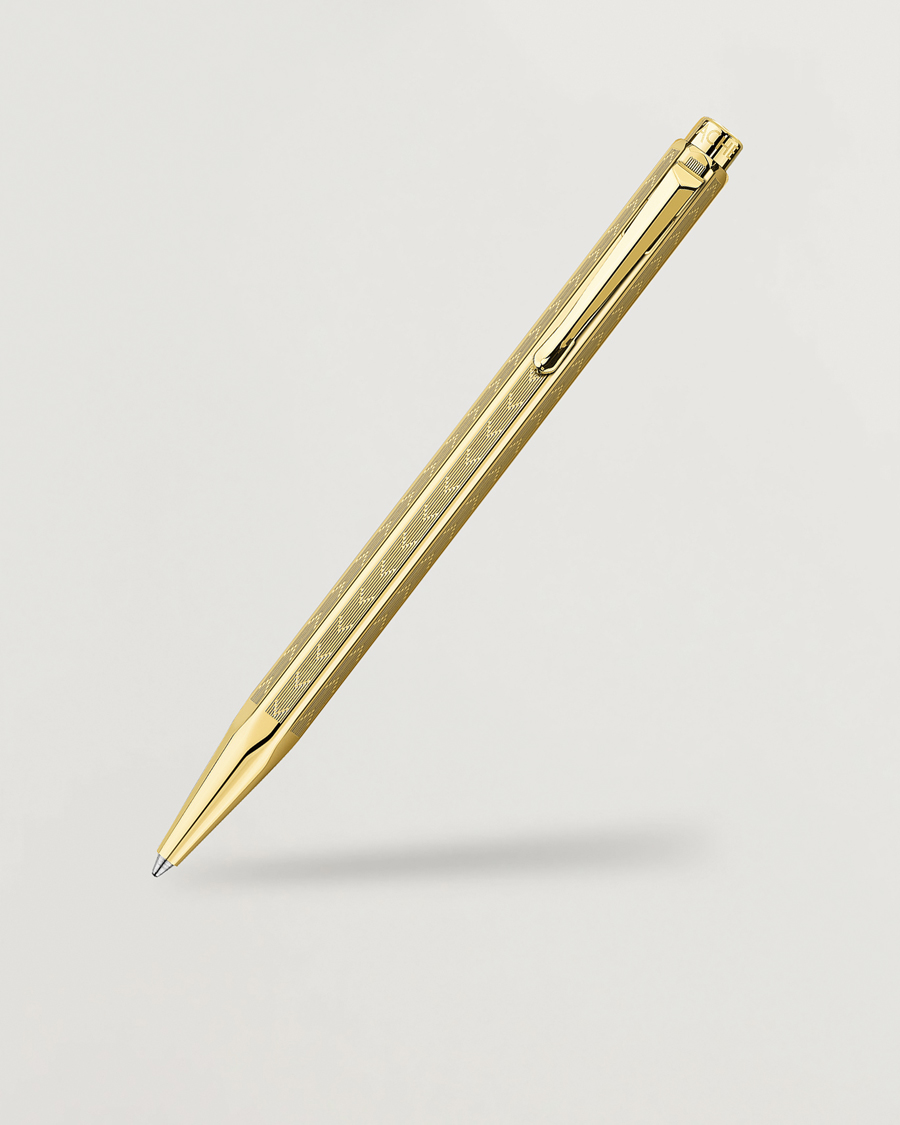 Herren | Stifte | Caran d'Ache | Caran d' Ache Ecridor Chevron Ballpoint Pen Gilded
