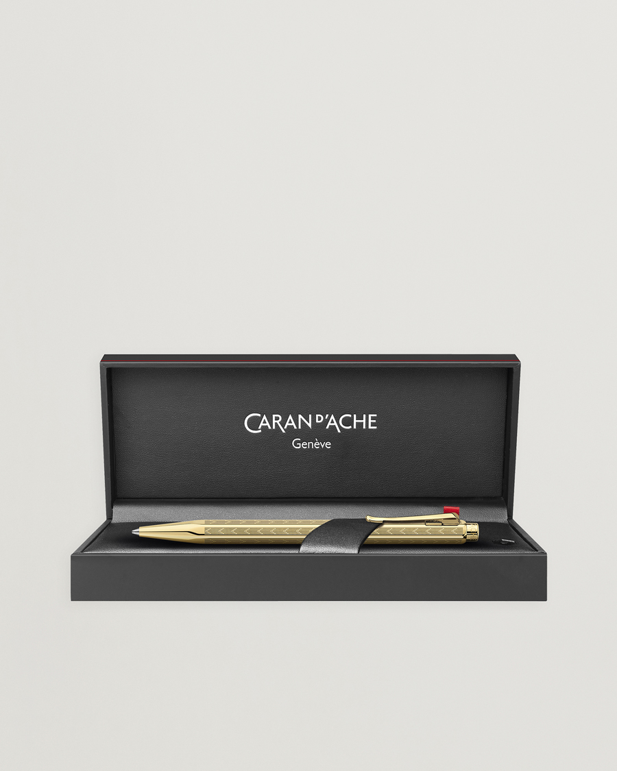 Herren | Stifte | Caran d'Ache | Caran d' Ache Ecridor Chevron Ballpoint Pen Gilded
