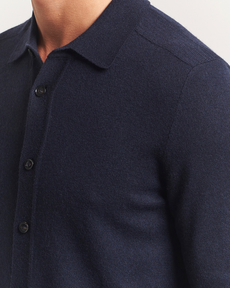 Herren | Pullover | Brioni | Cashmere Shirt Cardigan Navy