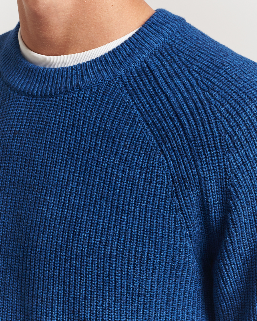Herren | Pullover | NN07 | Jacobo Cotton Knitted Sweater Blue Quartz